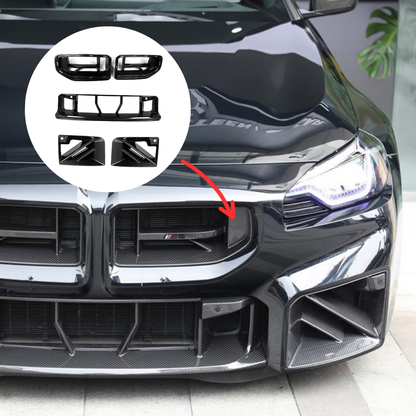 BMW G87 M2 CS Style carbon fiber front grill by CarbonXtreme
