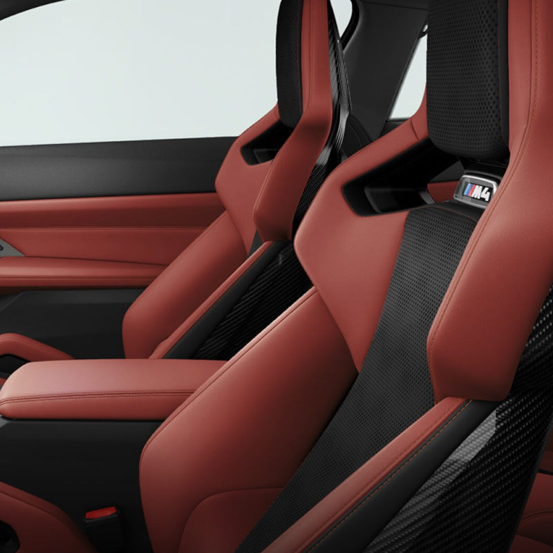 Fiona Red BMW M Carbon Bucket Seat interior color reference