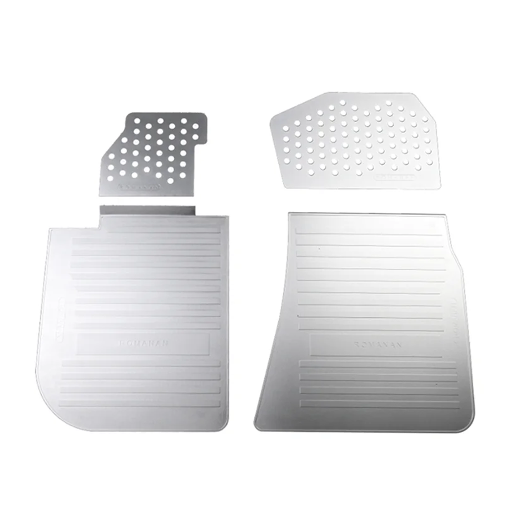 BMW G80 M3 / G82 M4 Magnesium-Aluminum Non-Slip Pedal Set (Brake, Accelerator & Footrest) — Drilling Required