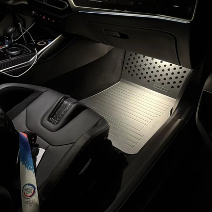 BMW G80 M3 / G82 M4 Magnesium-Aluminum Non-Slip Pedal Set (Brake, Accelerator & Footrest) — Drilling Required