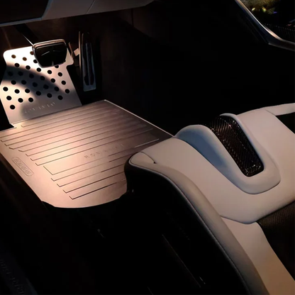 BMW G80 M3 / G82 M4 Magnesium-Aluminum Non-Slip Pedal Set (Brake, Accelerator & Footrest) — Drilling Required