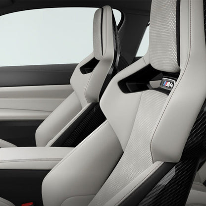 Ivory White BMW M Carbon Bucket Seat interior color reference