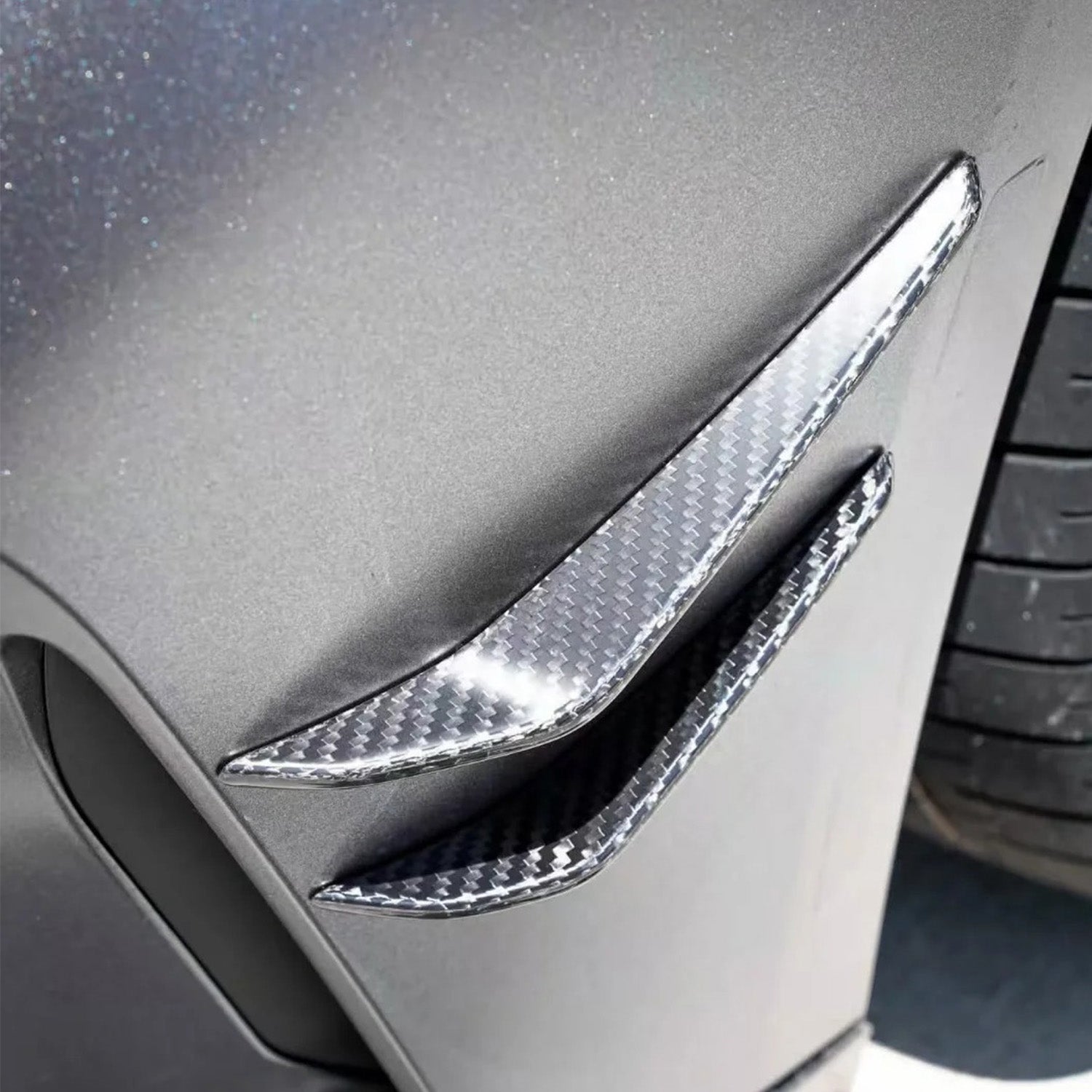 CarbonXtreme BMW G80 M3 & G82 M4 Carbon Fiber Front Canards — MP Style (4-Piece)