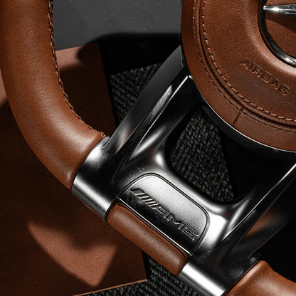 Mercedes AMG Two-Tone Leather Steer