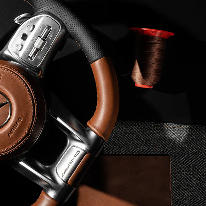 Mercedes AMG Two-Tone Leather Steer