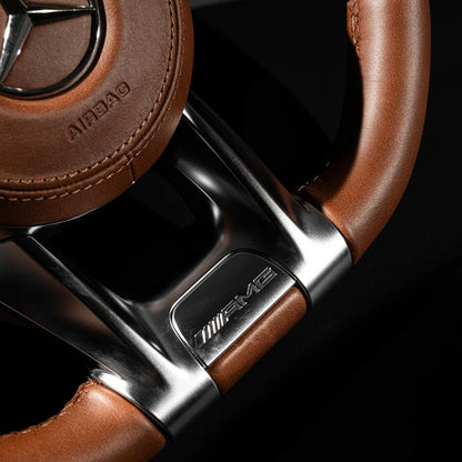 Mercedes AMG Two-Tone Leather Steer