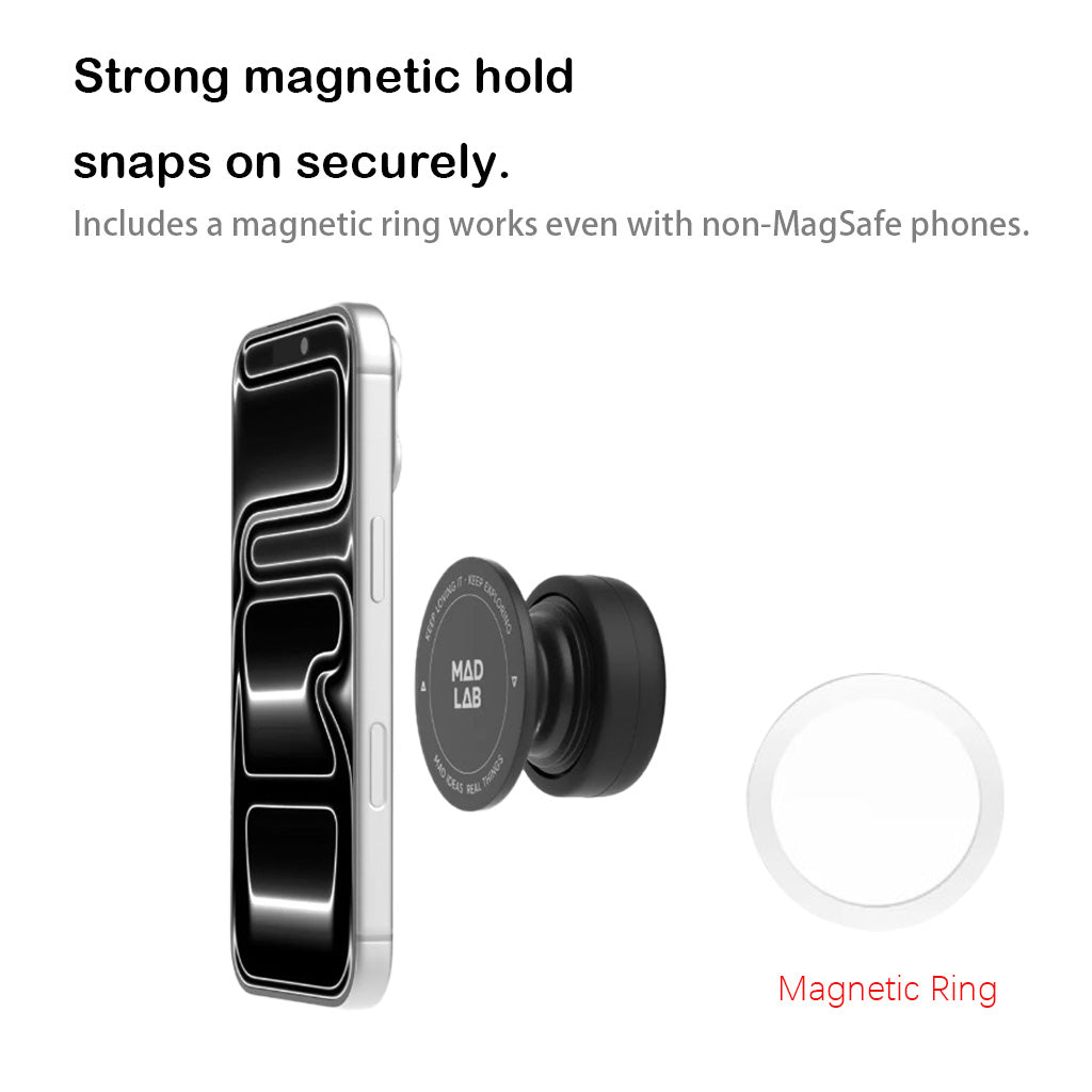 Racing Brake Caliper Airbag Gyro Rotating Magnetic Phone Mount