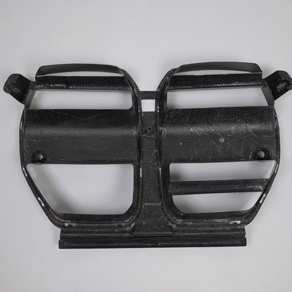 CarbonXtreme BMW G80 M3 & G82 M4 Carbon Fiber Front Grille — ST Style (One-Piece)