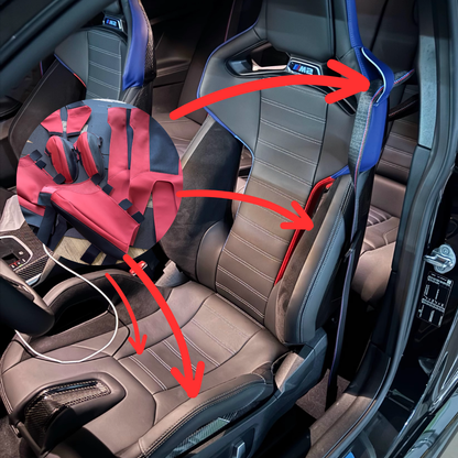 CarbonXtreme BMW Carbon Bucket Seat Full Protection Kit – 8-Piece Expanded Edition