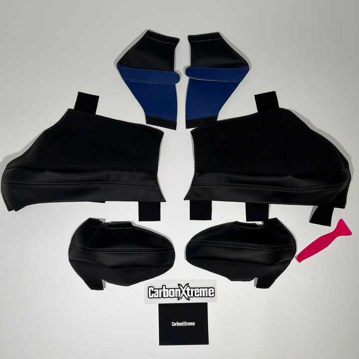 Seat protector set packed and shipped