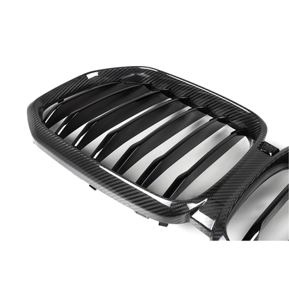 CarbonXtreme BMW X5 G05 Single Slat Carbon Fiber Front Grilles