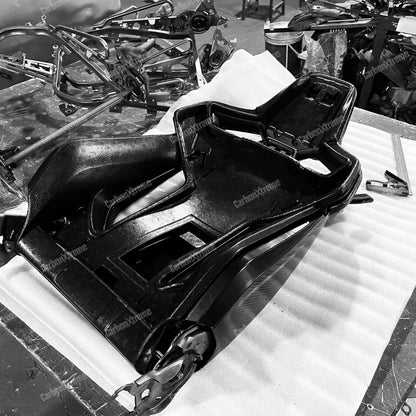 BMW M carbon fiber bucket seat shells in production, first batch