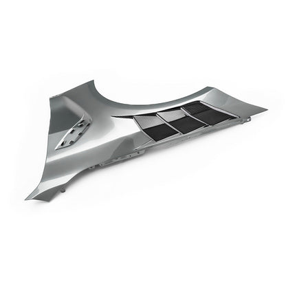 BMW G80 M3 AE Style carbon fiber front fender outer side with vent blades
