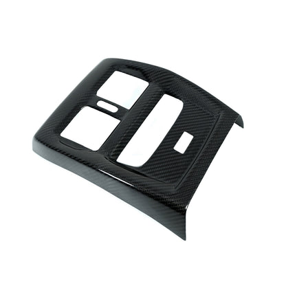 BMW M3 M4 carbon fiber rear vent trim profile view showing molded edges