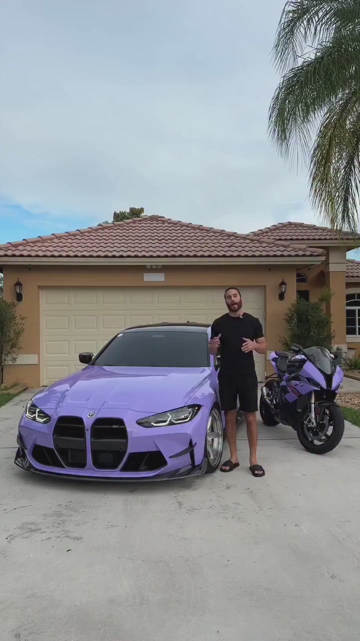 Load video: Jono's BMW G80 M3 with CarbonXtreme carbon bucket seat protection