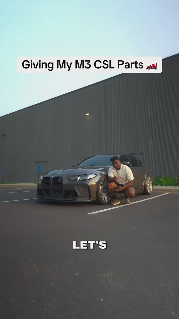 Load video: RAG's BMW G80 M3 with the CarbonXtreme carbon fiber engine strut brace