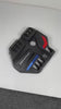 BMW G8X M2 M3 M4 S58 dry carbon fiber engine cover with MP tricolor strip by CarbonXtreme
