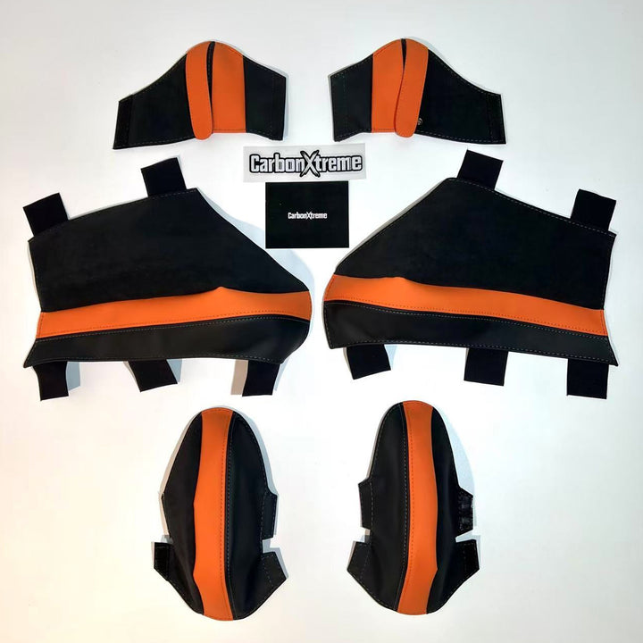 Seat protector set packed and shipped