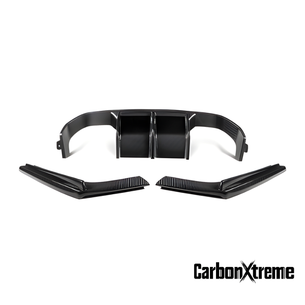 CarbonXtreme BMW M3 F80 M4 F82 V Style Carbon Fiber Rear Diffuser