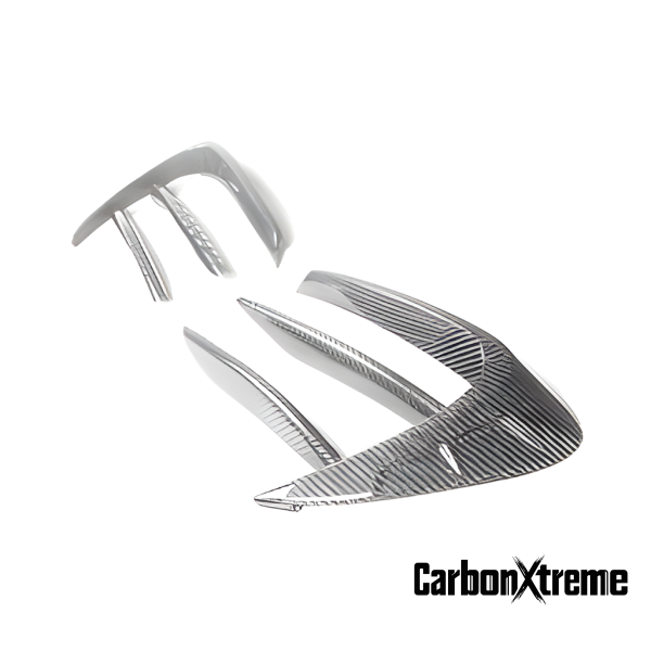 CarbonXtreme Mercedes W223 S Class MSY Style Dry Carbon Fiber Front Bumper Vents