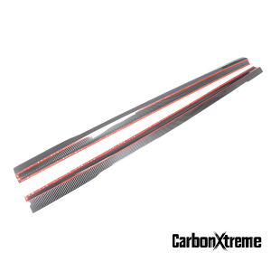 CarbonXtreme Mercedes W223 S Class MSY Style Dry Carbon Fiber Side Skirts