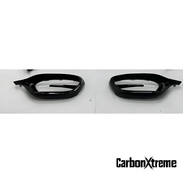 CarbonXtreme Mercedes W223 S Class Maybach MSY Style Dry Carbon Fiber Fog Lamp Grill Air Vent Cover