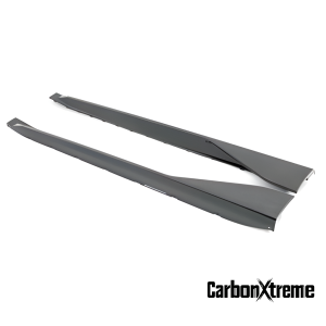 CarbonXtreme BMW G80 G82 M3 M4 V Style Dry Carbon Fiber Side Skirts