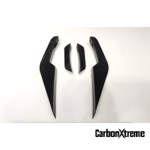 CarbonXtreme BMW G80 G82 M3 M4 Dry Carbon Fiber GT Front Bumper Canards AC Style