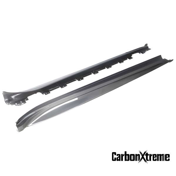 CarbonXtreme Porsche Taycan Ocean Desig Dry Carbon Fiber Side Skirts