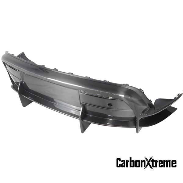 CarbonXtreme Porsche Taycan Ocean Desig Dry Carbon Fiber Rear Diffuser