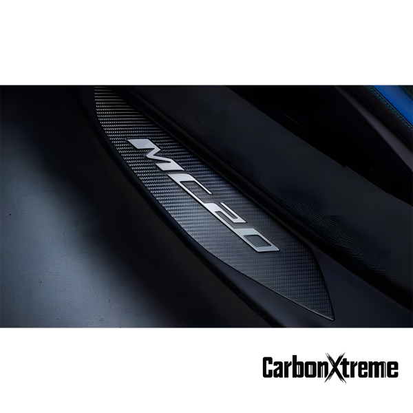 CarbonXtreme Maserati MC20 OEM Style Ocean Desig Dry Carbon Fiber Door Sills