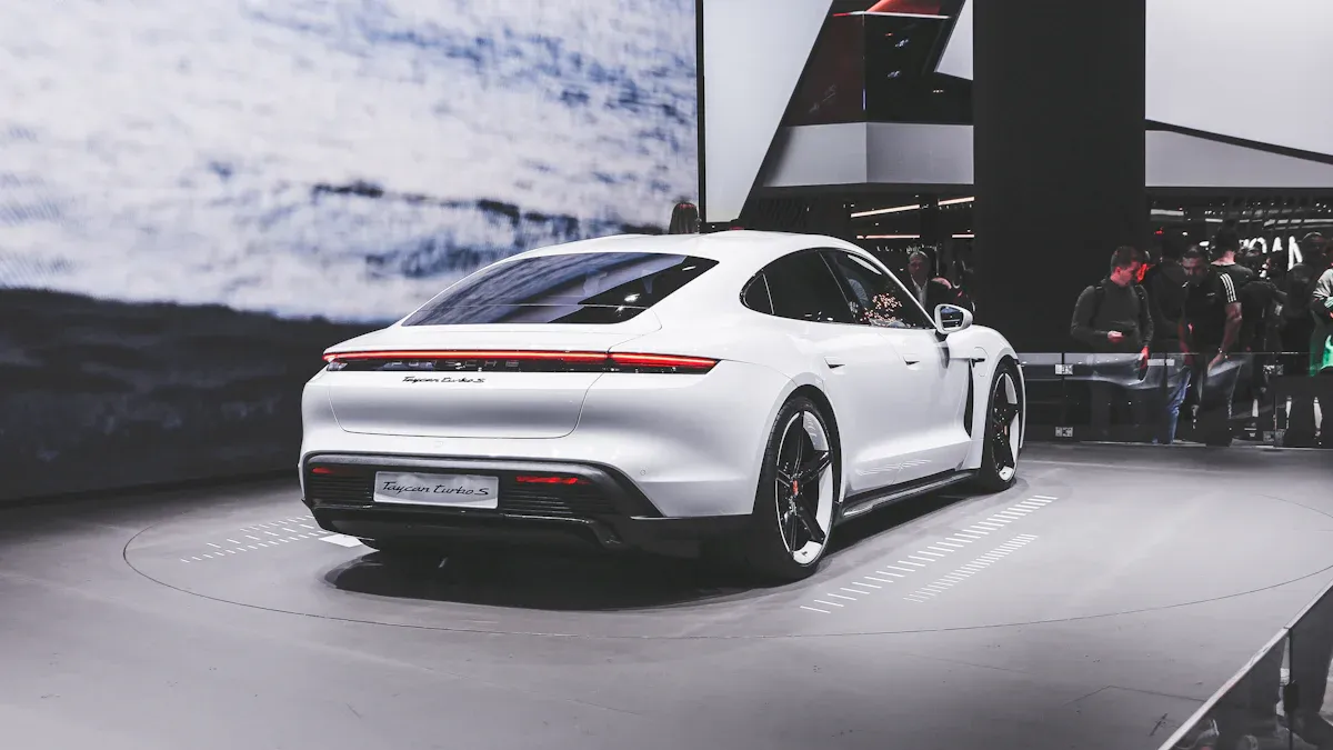 From Mission E to Taycan: Porsche'                style=